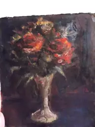 Buy Armenian Artist Vladimir Shahinyan Painting Flowers, Student Martiros Saryan • 27.77£