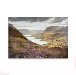 Buy Across The Valley Of Gold, Ullswater - Large Oil Painting - By J TAYLOR • 995£