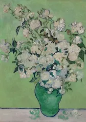 Buy Vincent Van Gogh Roses, 1890 Repro Wall Art Print Poster Picture A3 A4 • 8.50£