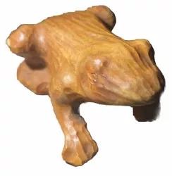 Buy Kauri Frog Hand Carved Wood Sculpture Toad MCM Vtg NZ Aboriginal 1960s OOAK • 36.56£