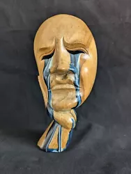 Buy Wooden Crying Face Art Sculpture • 45£