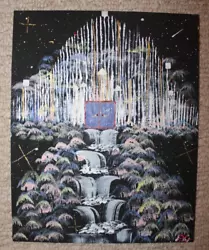 Buy 8x10   Light In The Night  By Original Artist OOAK Acrylic Painting Fantasy • 36.69£