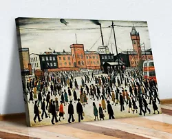 Buy Going To Work CANVAS WALL ART PRINT ARTWORK PAINTING PICTURE Ls Lowry Style • 59.99£
