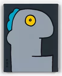 Buy Thierry Noir Original Classic Head Canvas (Grey / Blue / Yellow) • 4,000£