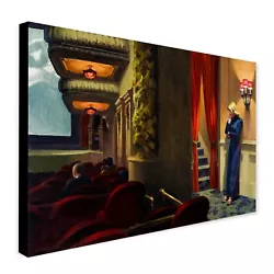 Buy New York Movie - Wall Art By Edward Hopper - Canvas Wall Art Framed Print • 12.99£