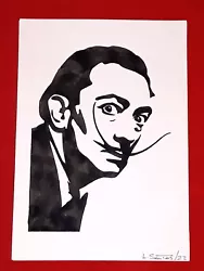 Buy Salvador Dali, Contemporary Minimalism Pop Art Painting (A4) • 4£