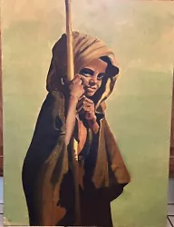 Buy Original Painting Shepard Boy Religious Signed Bessie Kirkitelos 1966 • 61.27£