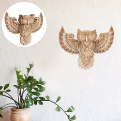 Buy  Owl Wall Decoration Wooden Office Art Bird Silhouette Sculpture Flying Birds • 25.48£