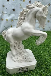 Buy Hand Carved Horse Alabaster Statue Lipica 1580 Signed P. Motta White Vintage • 249.99£