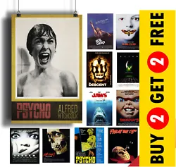 Buy Classic Horror Movie Posters Film Poster A3 A4 A5 Print Scary Halloween Wall Art • 3.99£