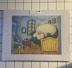 Buy Pokemon X Van Gogh Snorlax & Munchlax 'Bedroom' Painting Art Print FREE 🚚✅ • 23.99£