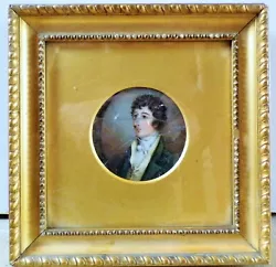 Buy Miniature Portrait Painting Of A Gentleman Antique Original 18th Georgian • 440£