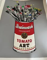 Buy MR. BRAINWASH   Tomato Pop Grey   Hand Signed  Hand-Finished COA Thumb Print • 2,050.25£