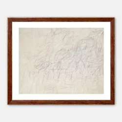 Buy Cy Twombly - Untitled 1955, Giclee Print. Minimalist Abstract Poster, Wall Decor • 14.91£