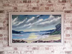 Buy Original One- Off Signed Seascape Oil Painting On Canvas Board By Byron Nash • 65£