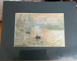 Buy Claude Monet, Impression Sunrise -canvas Wall Art Painting Print- Famous Artwork • 30£