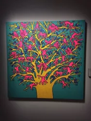 Buy Keith Haring Oil Painting Signed.. • 427.13£