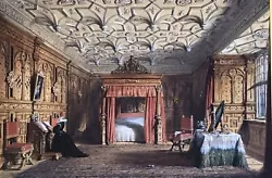Buy Joseph Nash 1809-1878 Interior Sizergh Castle 19thC Gouache & Watercolour Litho • 75£