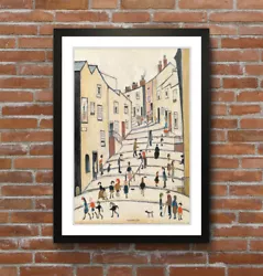 Buy Crowther Street People FRAMED WALL ART PRINT ARTWORK PAINTING LS Lowry Style • 9.99£
