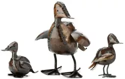 Buy Metal Duck Garden Ornament Sculpture Art - Handmade Recycled Metal Bird • 37.95£