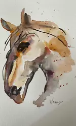 Buy Horse - Watercolour Painting 21x15cm A5  Original, Signed By Vraz • 0.99£