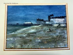 Buy Attrib To Harold Riley Original 1970 Vintage Watercolour Salford School LS Lowry • 225£