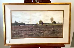 Buy Johannes Cornelis Van Essen Watercolor Painting Original Landscape Field DS42 • 714.20£