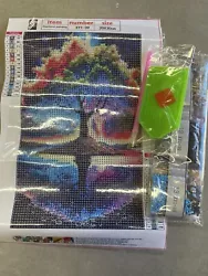 Buy Sunset Colourful Tree Diamond Art Painting 5D Picture Full Kit 20cm X 30cm • 2.99£