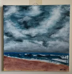 Buy Beach Painting On Canvas • 8£