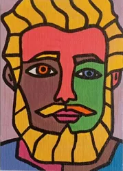 Buy ACEO Gay Interest Male Contempory Original Oil Painting Oxana Diaz 2.5  X 3.5  • 17.12£