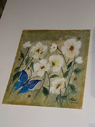 Buy Butterfly And Floral Nature Painting. • 13.72£
