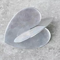 Buy Pop Art Merle Steir Polished Aluminum Interlocking Hearts Sculpture FREE US SHIP • 73.48£