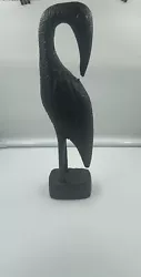 Buy Vintage Hand Carved African Ironwood Bird • 19.99£