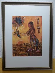 Buy Chagall Reproduction Lithography 50 X 70 Cm Limited, Signed And Framed • 87.80£