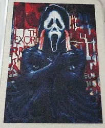 Buy Ghostface From Movie Scream - Diamond Painting Kit Completed. Size 30x40cm. • 129.99£