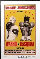 Buy Warhol ⭐ Basquiat Paintings, Limited Edition 22'x 15'x Signed Fairchild Paris.  • 135.37£