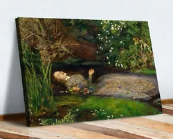 Buy CANVAS WALL ART PRINT ARTWORK PAINTING FRAMED John Everett Millais Ophelia • 14.99£
