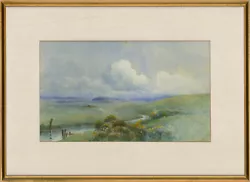 Buy M.C.K. - 20th Century Watercolour, Landscape View With River • 63£