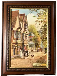 Buy Vintage Acrylic On Board Picturesque Essex The King's Head Framed Signed • 49.99£
