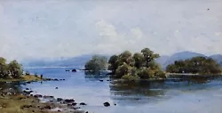 Buy Herbert Moxon Cook Original Antique Watercolour Landscape Painting Scottish Loch • 83£