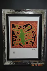 Buy Keith Haring Lithograph In 70 X 50 Cm, Limited, Stamped, Signed. - • 98.64£