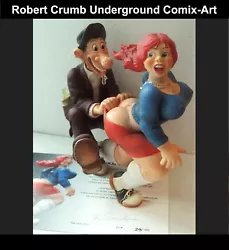 Buy Robert Crumb EROTIC Limit. ComicArt Figure Sexmaniac Signed Plumpy Breast Woman • 252.07£