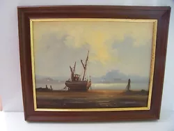 Buy ORIGINAL Oil Painting SIGNED DAVID SHORT 20th Century SEASCAPE In A Gilt Frame • 245£