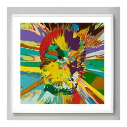 Buy Damien Hirst - BEAUTIFUL BRANWEN PARAPHRENIA INTENSE PAINTING Giclee Print Skull • 18.64£