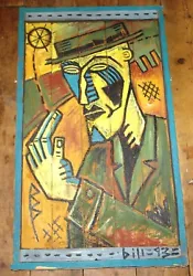 Buy BILLY CHILDISH SELF PORTRAIT 1993 SIGNED PAINTING ON WOOD 38  X 28  TRACEY EMIN • 22,500£