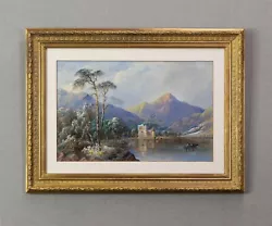 Buy Cornelius Pearson (1805-1891) Scottish Loch Landscape, Large Antique Watercolour • 0.50£