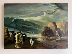 Buy SALVADOR DALI Oil On Canvas,signed,(Unframed) 50X70 Cm Vtg Art • 737.78£